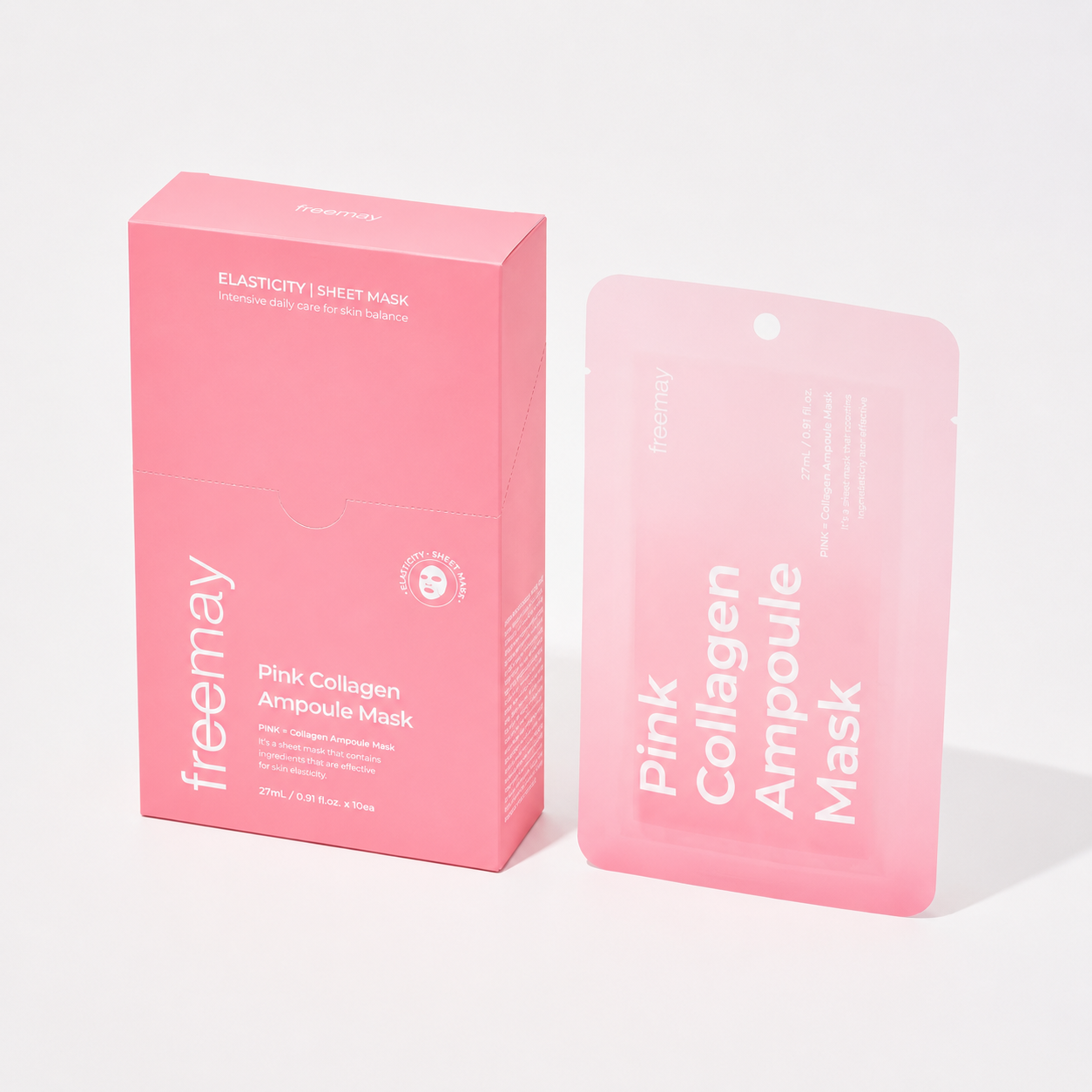 Pink Collagen Ampoule Mask (10 masks)