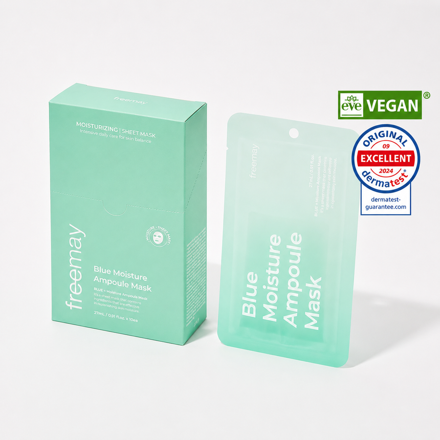 Blue Moisture Ampoule Mask (10 masks)