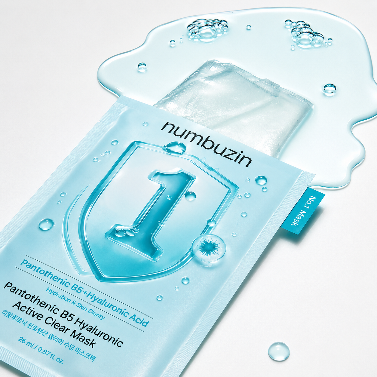 No.1 B5 Hyaluronic Clear Mask (10 masks)