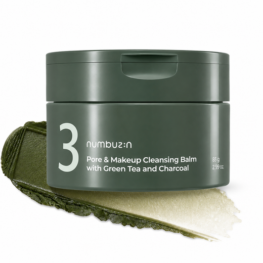 No.3 Pore & Makeup Cleansing Balm with Green Tea and Charcoal 85g
