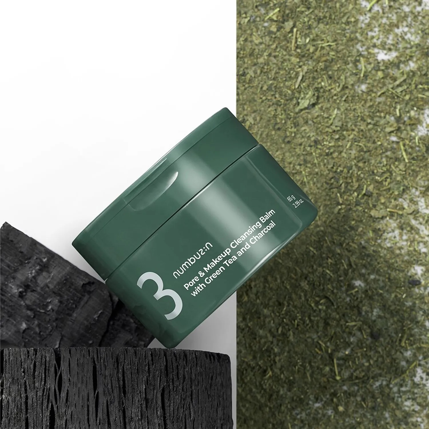 No.3 Pore & Makeup Cleansing Balm with Green Tea and Charcoal 85g