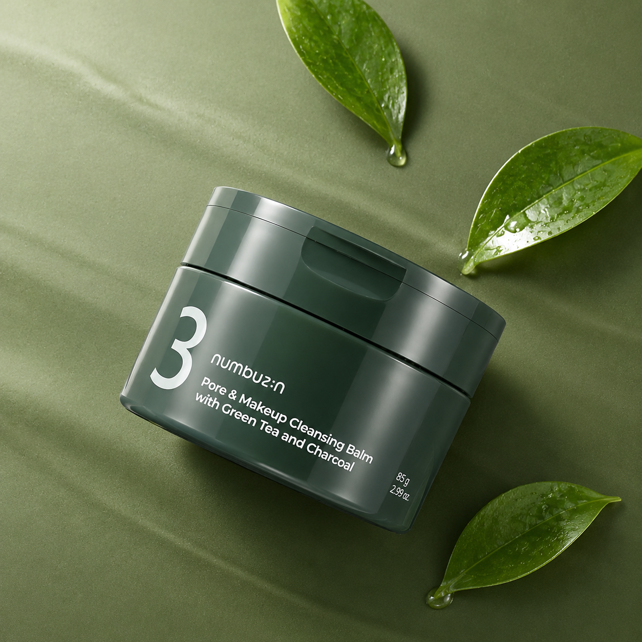 No.3 Pore & Makeup Cleansing Balm with Green Tea and Charcoal 85g