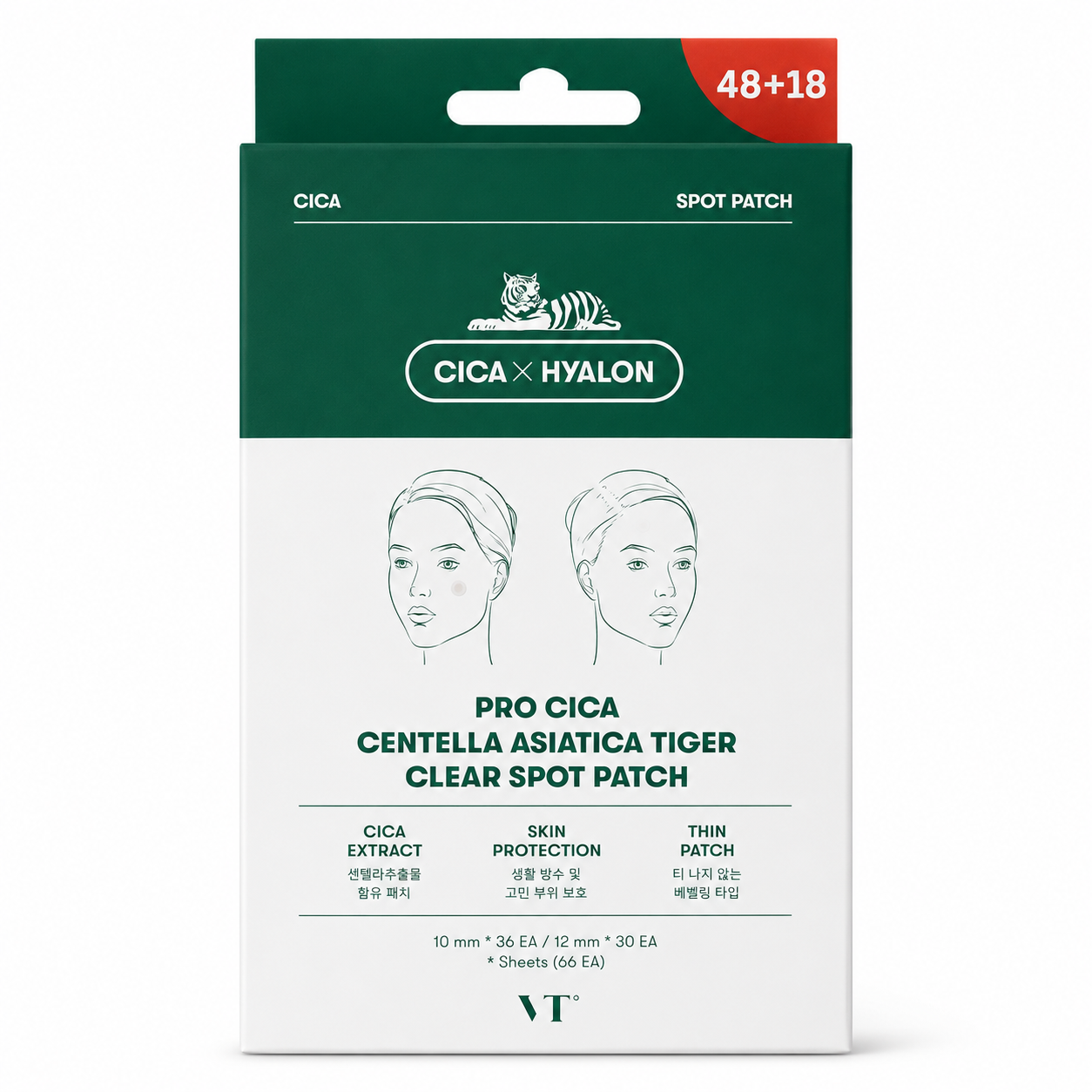 VT Pro Cica Spot Patches (66 patches)