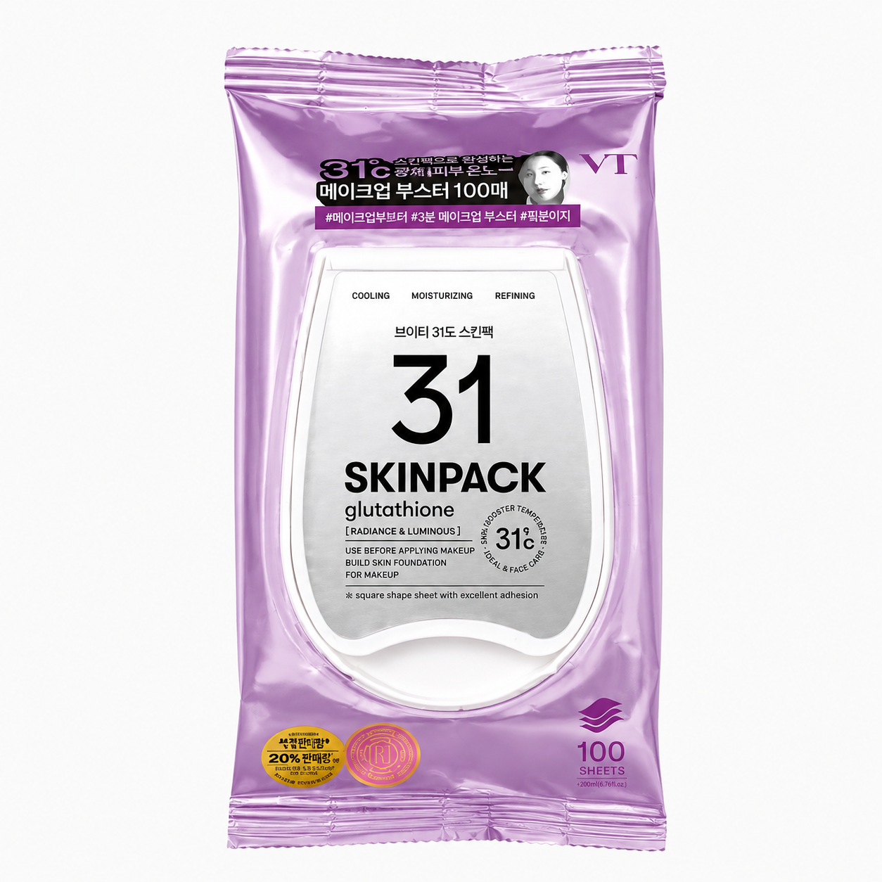 VT Luminous Skin Pack 210g (100 pads)