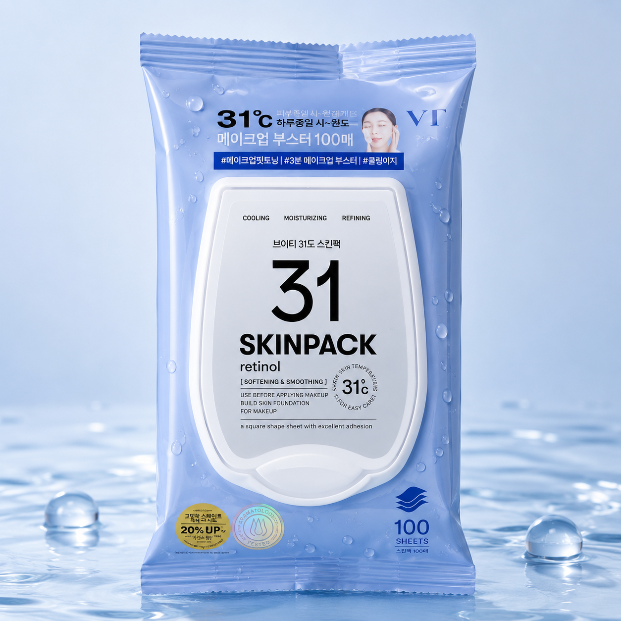 VT Skin Pack Smooth 210g(100 pads)